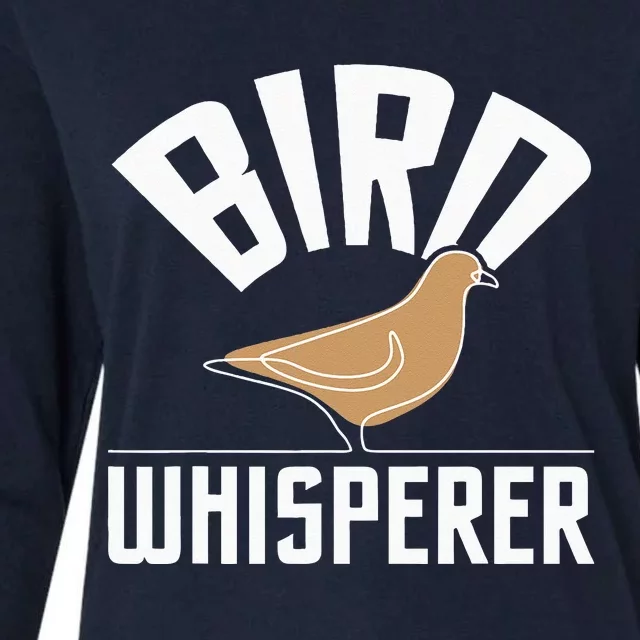 Bird Whisperer Bird Watching Birder BirdWatcher Womens Cotton Relaxed Long Sleeve T-Shirt