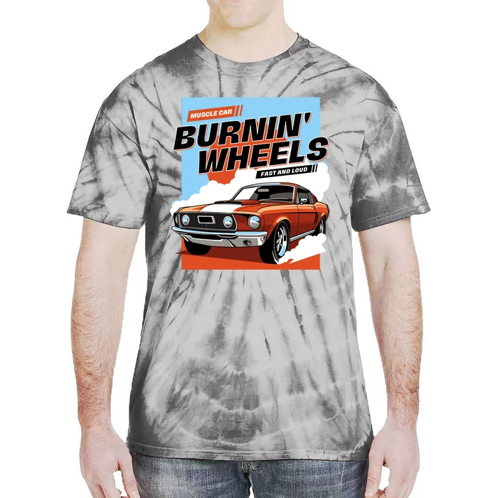 Burnin Wheels Tie-Dye T-Shirt