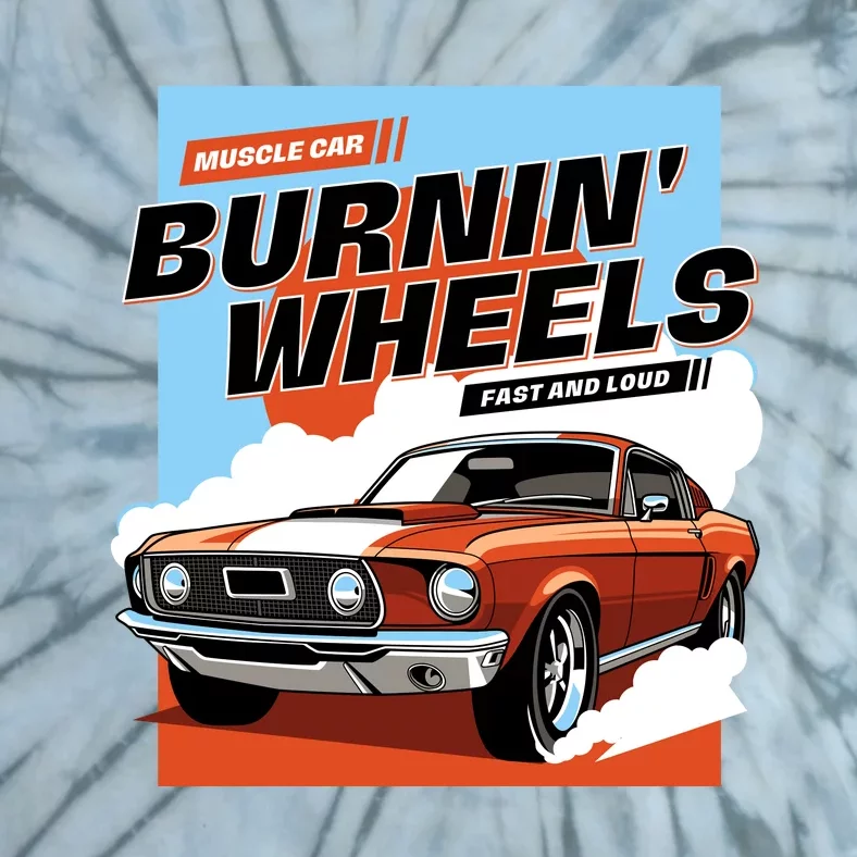 Burnin Wheels Tie-Dye T-Shirt