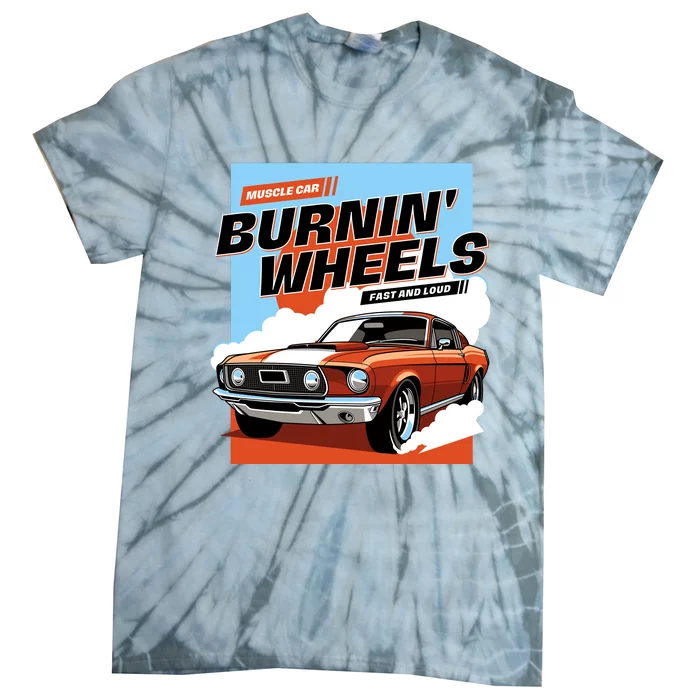 Burnin Wheels Tie-Dye T-Shirt