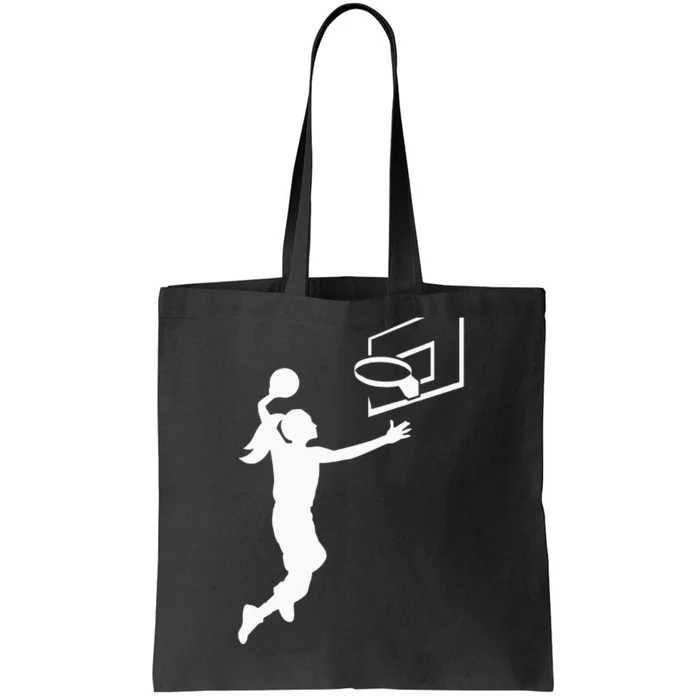 Basketball Woman BBall Tote Bag