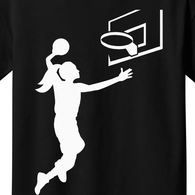 Basketball Woman BBall Kids T-Shirt