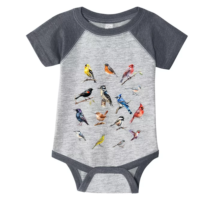 Bird Watching Bird Watcher Bird Lover Birder Birding Nerd Infant Baby Jersey Bodysuit