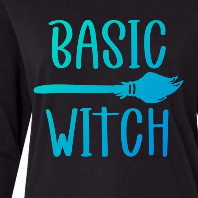 Basic Witch Broomstick Cool Gift Womens Cotton Relaxed Long Sleeve T-Shirt