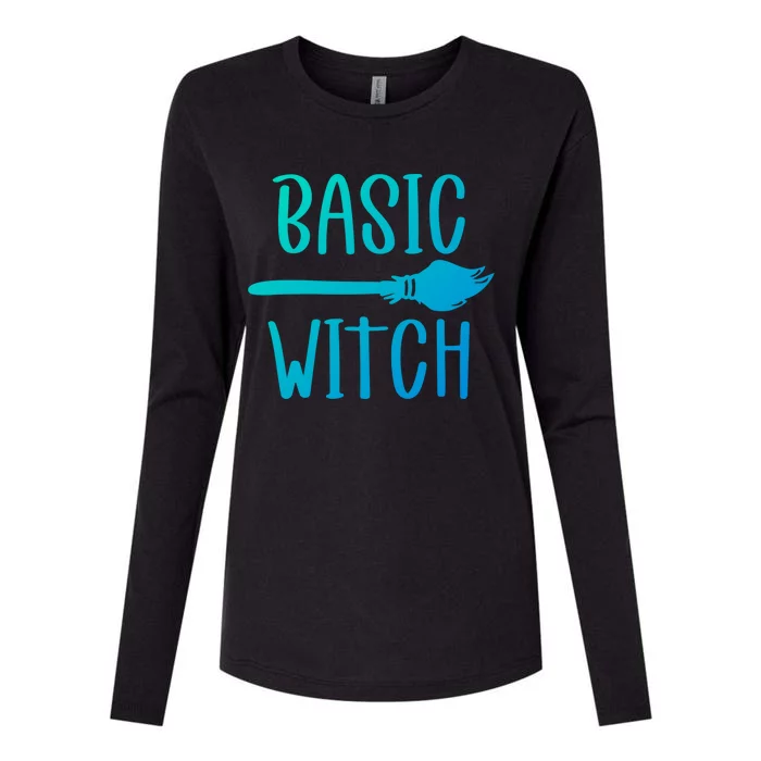 Basic Witch Broomstick Cool Gift Womens Cotton Relaxed Long Sleeve T-Shirt