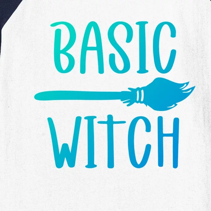 Basic Witch Broomstick Cool Gift Baseball Sleeve Shirt