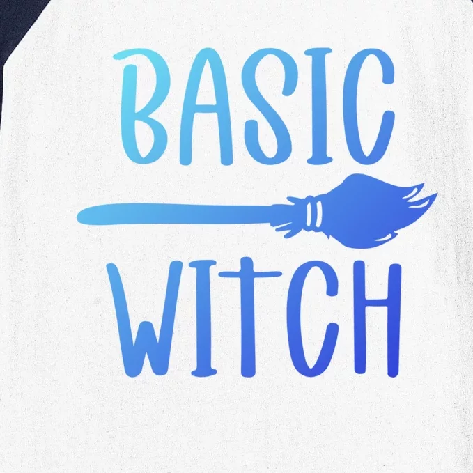 Basic Witch Broomstick Cool Gift Baseball Sleeve Shirt