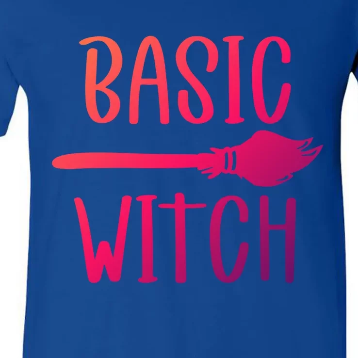 Basic Witch Broomstick Cool Gift V-Neck T-Shirt