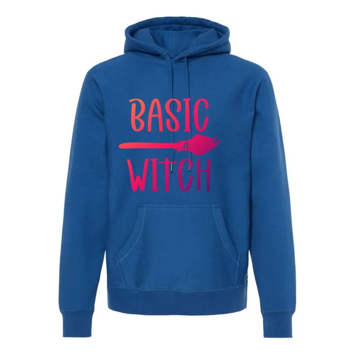 Basic Witch Broomstick Cool Gift Premium Hoodie