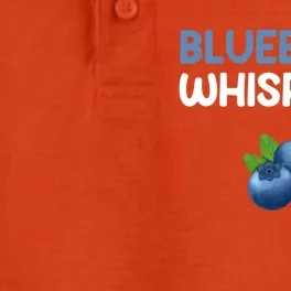 Blueberry Whisperer Blueberry Gift Dry Zone Grid Performance Polo