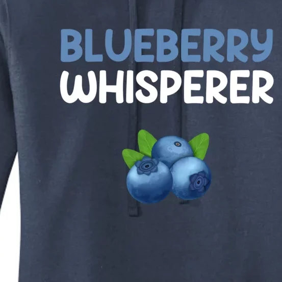 Blueberry Whisperer Blueberry Gift Women's Pullover Hoodie