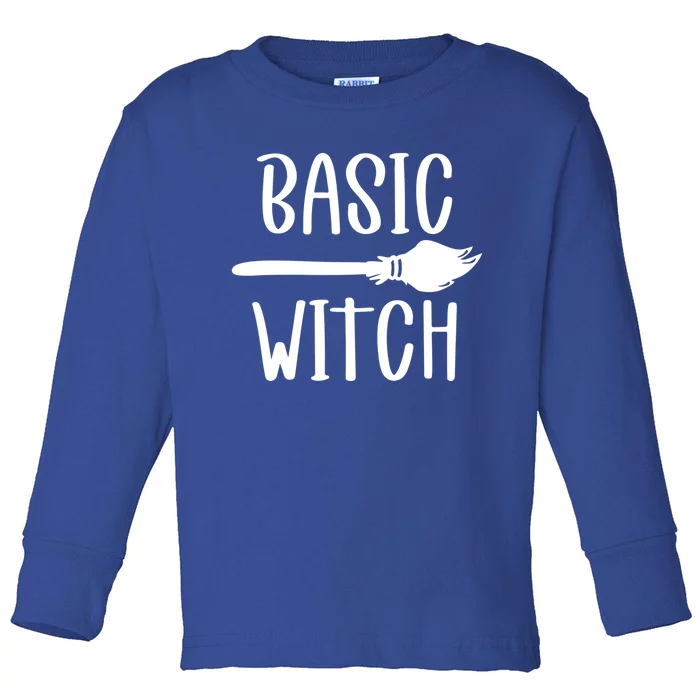 Basic Witch Broomstick Gift Toddler Long Sleeve Shirt