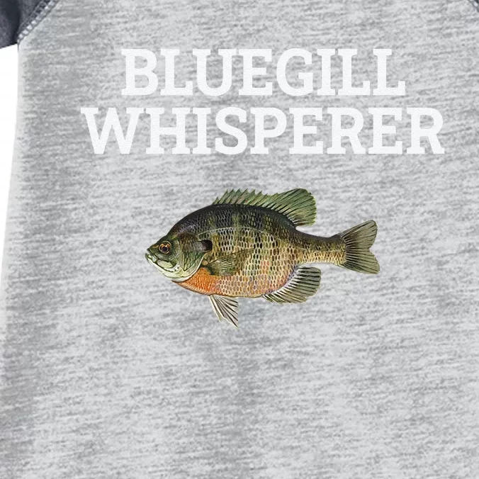 Bluegill Whisperer Bluegill Fishing Infant Baby Jersey Bodysuit