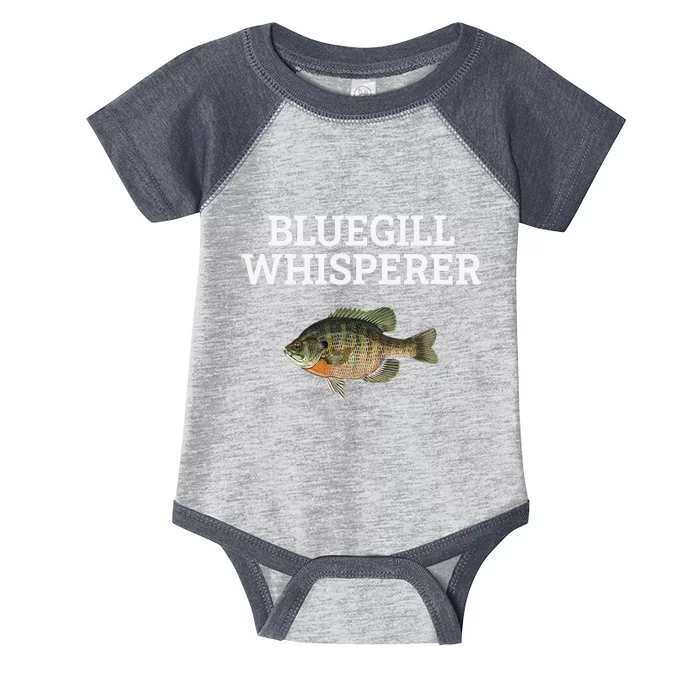 Bluegill Whisperer Bluegill Fishing Infant Baby Jersey Bodysuit