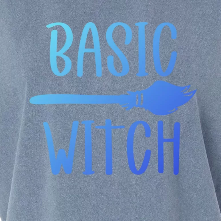 Basic Witch Broomstick Gift Garment-Dyed Women's Muscle Tee