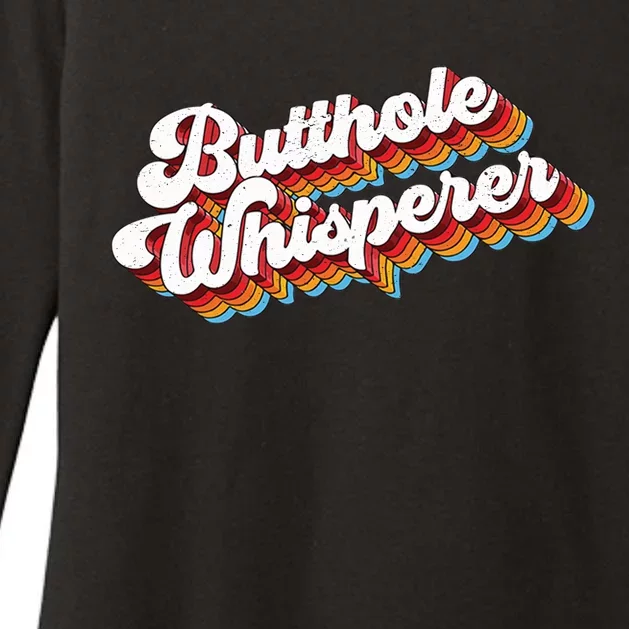 Butthole Whisperer Womens CVC Long Sleeve Shirt