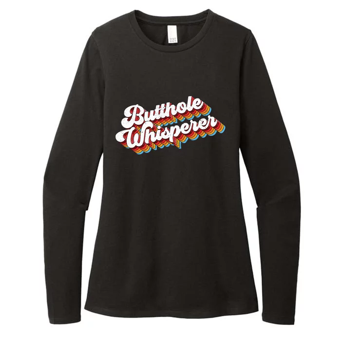 Butthole Whisperer Womens CVC Long Sleeve Shirt