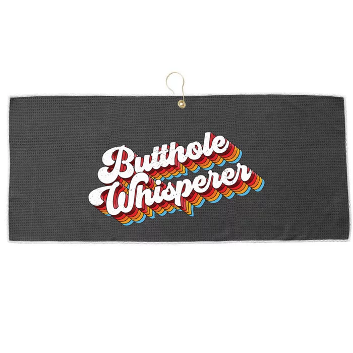 Butthole Whisperer Large Microfiber Waffle Golf Towel