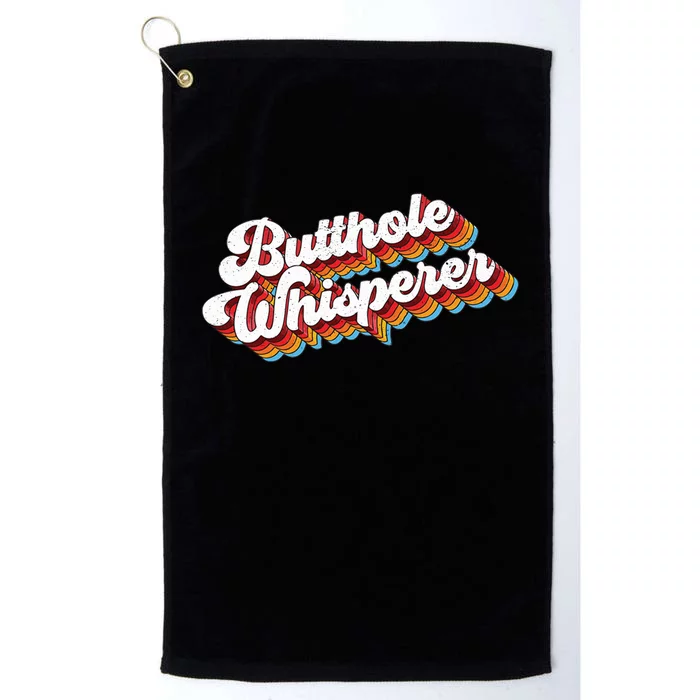 Butthole Whisperer Platinum Collection Golf Towel