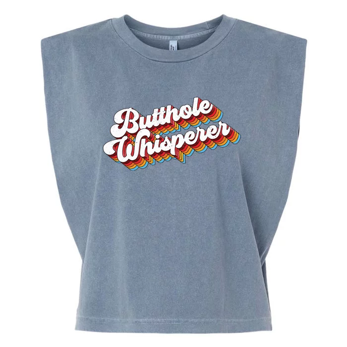 Butthole Whisperer Garment-Dyed Women's Muscle Tee