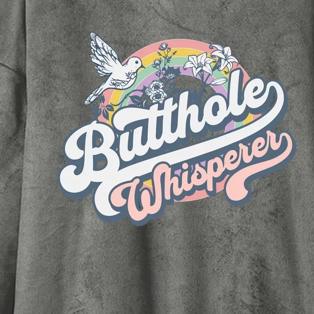 Butthole Whisperer Hooded Wearable Blanket