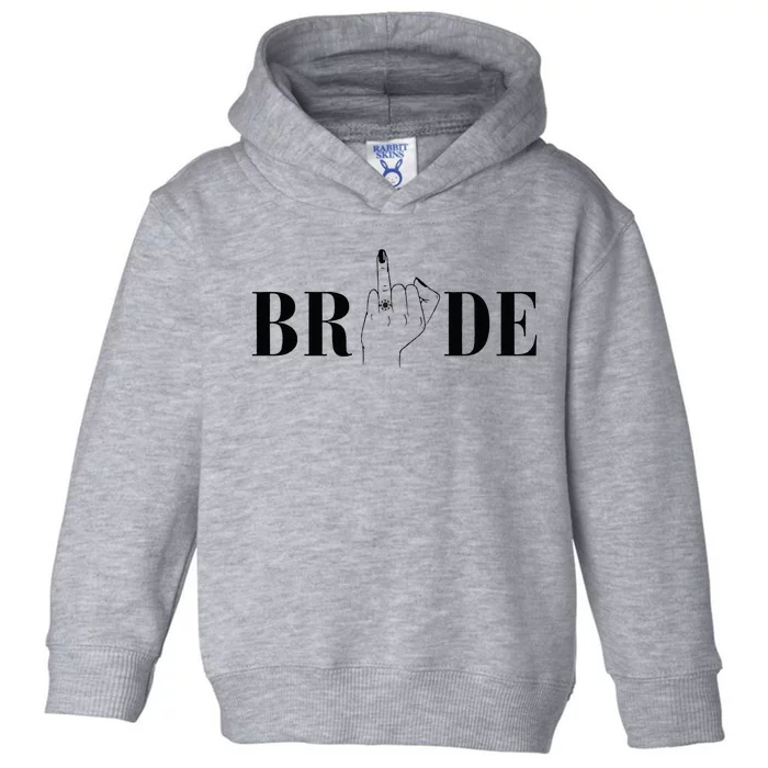 Bride Wedding Bridesmaid Squad Bachelorette Party Matching Toddler Hoodie