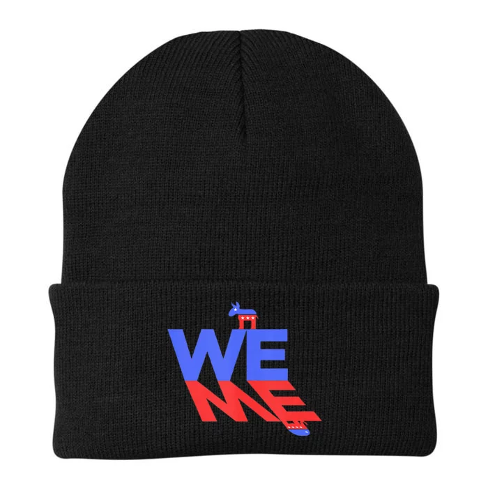 Blue Wave Knit Cap Winter Beanie