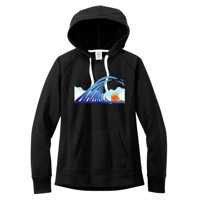 Blue Wave Women's Fleece Hoodie