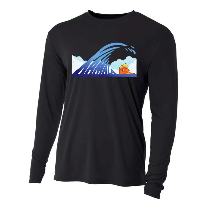 Blue Wave Cooling Performance Long Sleeve Crew