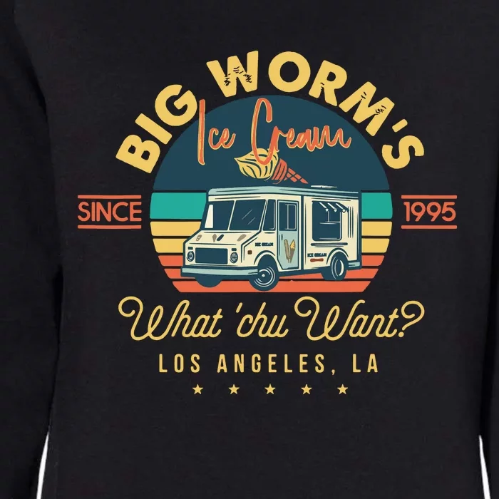 Big Worms Womens California Wash Sweatshirt