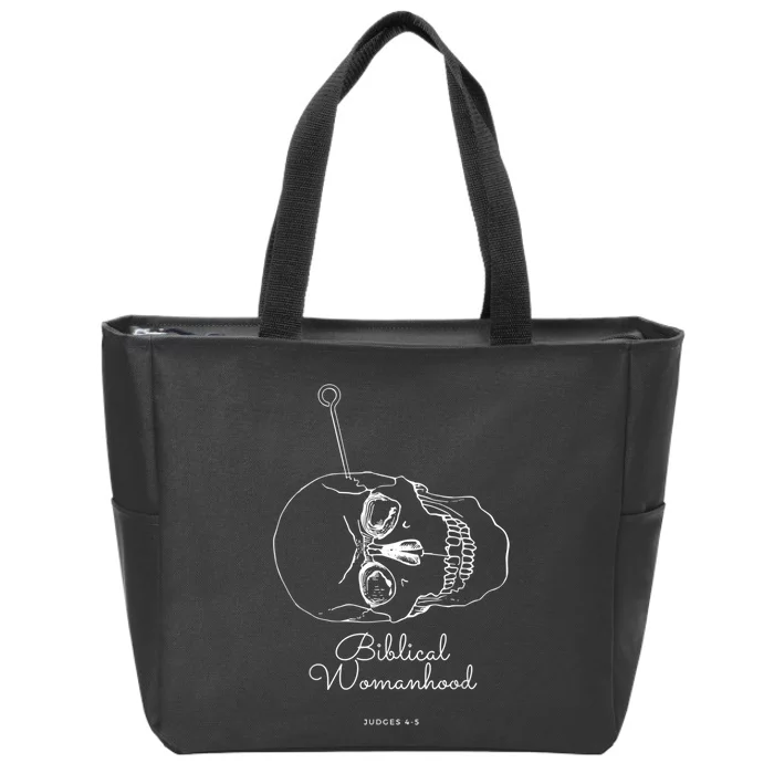 Biblical Womanhood Zip Tote Bag