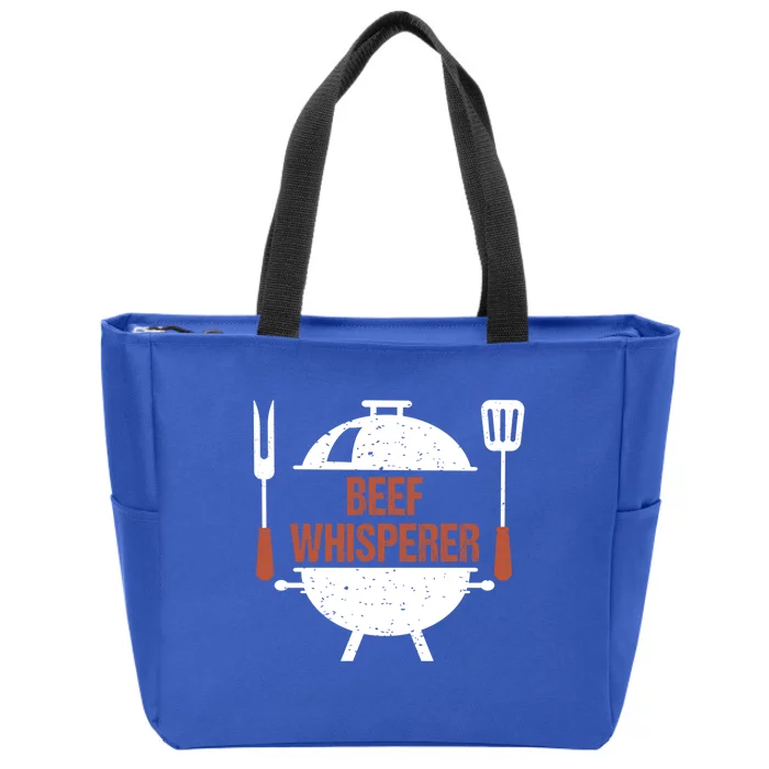 Beef Whisperer Bbq Grill Barbecue Cool Gift Zip Tote Bag