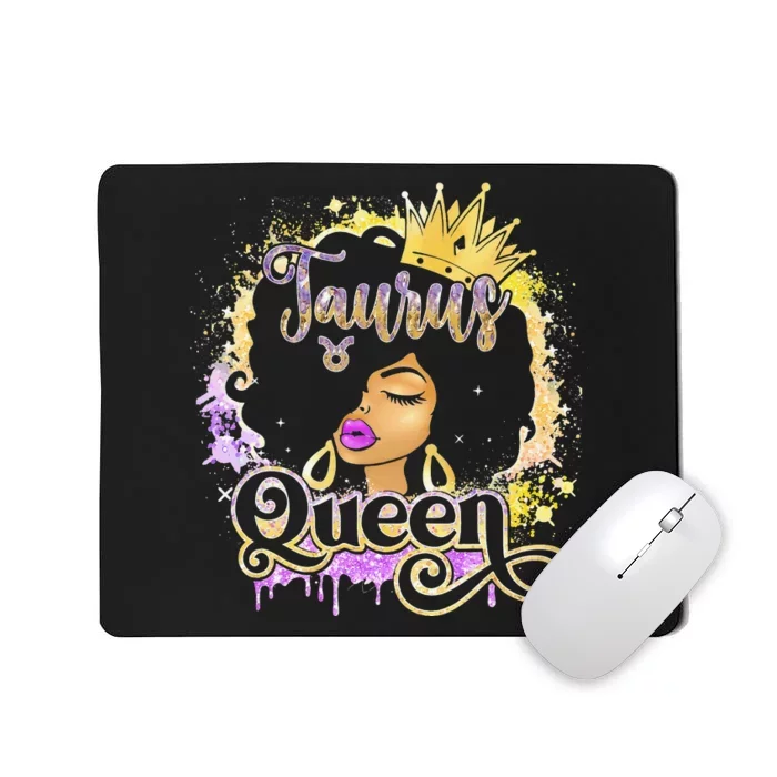 Black Wo Birthday Melanin Taurus Queen Mousepad