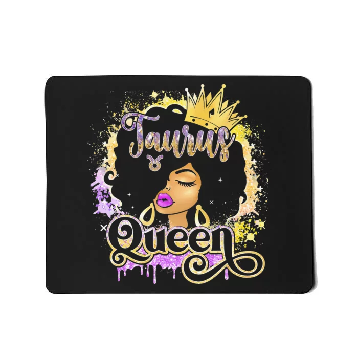 Black Wo Birthday Melanin Taurus Queen Mousepad