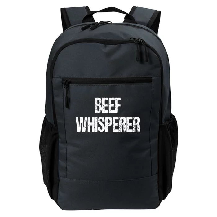 Beef Whisperer Bbq Grill Barbecue Meaningful Gift Daily Commute Backpack