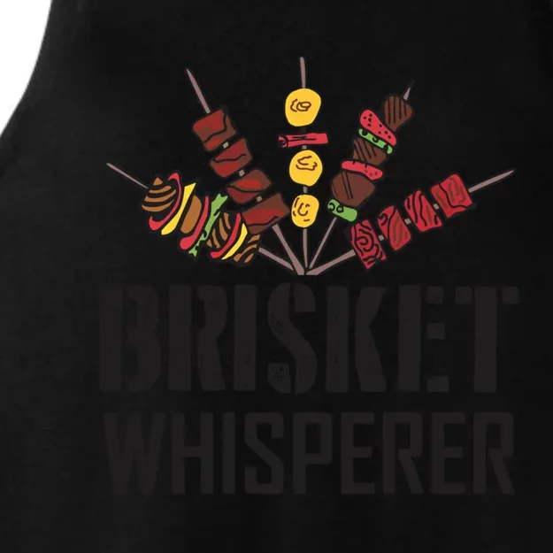 Brisket Whisperer Carnivore Bbq Meat Funny Grilling Gift Ladies Tri-Blend Wicking Tank