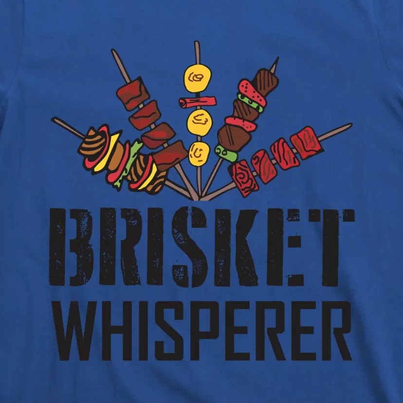 Brisket Whisperer Carnivore Bbq Meat Funny Grilling Gift T-Shirt