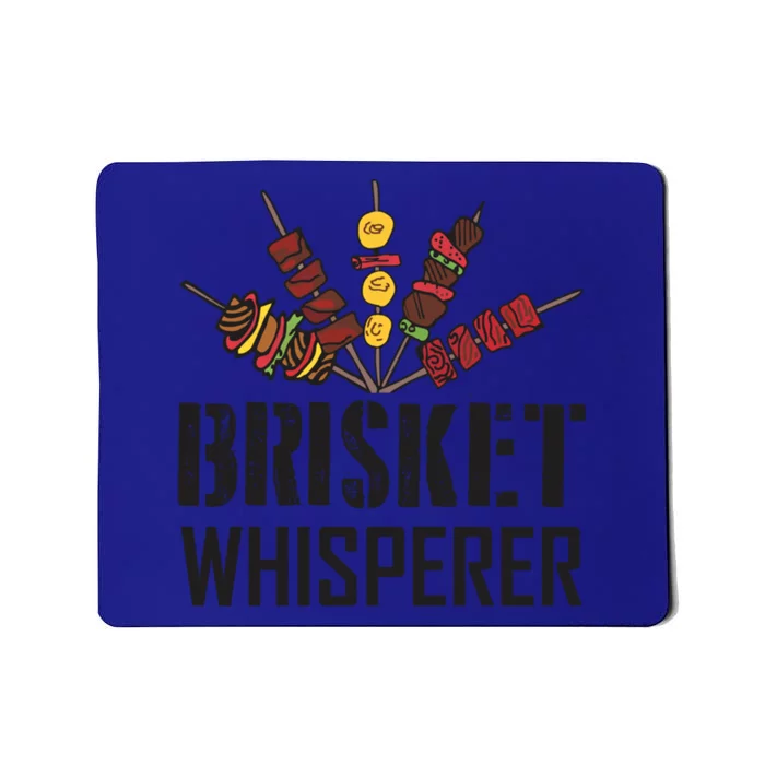 Brisket Whisperer Carnivore Bbq Meat Funny Grilling Gift Mousepad