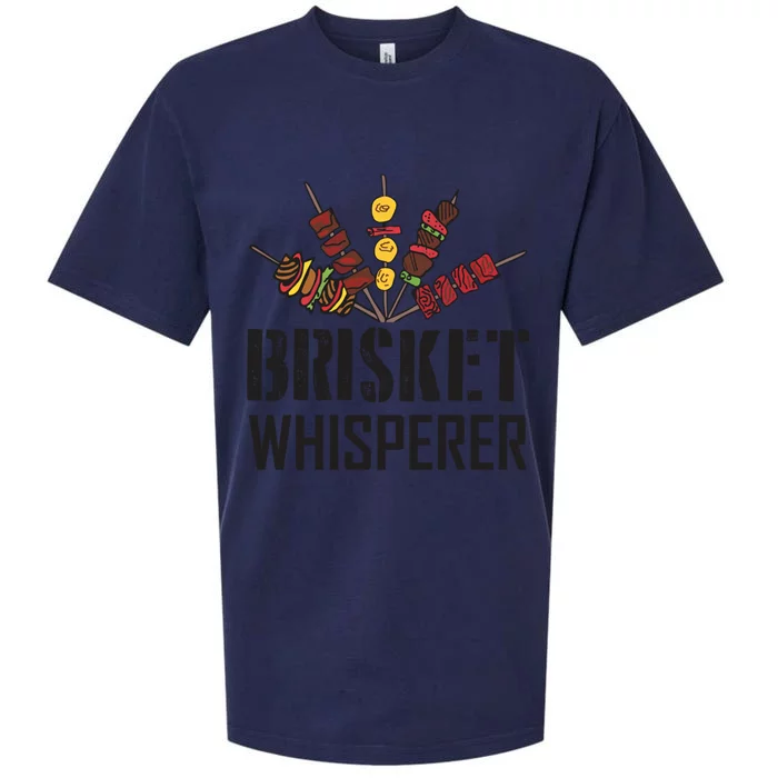 Brisket Whisperer Carnivore Bbq Meat Funny Grilling Gift Sueded Cloud Jersey T-Shirt