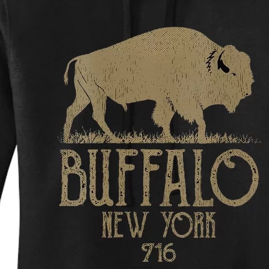 BFLO WNY Clothing Area Code 716 Buffalo New York Women's Pullover Hoodie