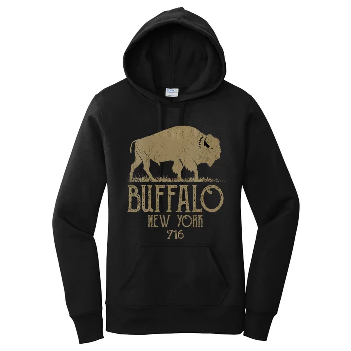 BFLO WNY Clothing Area Code 716 Buffalo New York Women's Pullover Hoodie