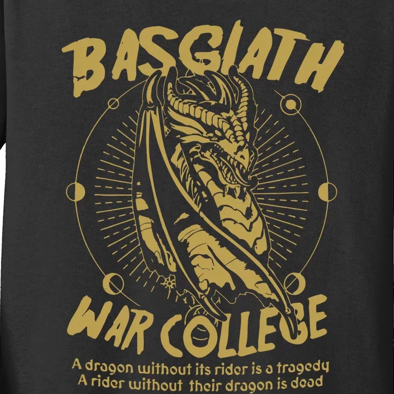 Basgiath War College Fourth Wing Kids Long Sleeve Shirt