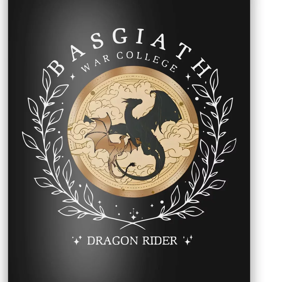 Basgiath War College Fourth Wing Dragon Rider Poster