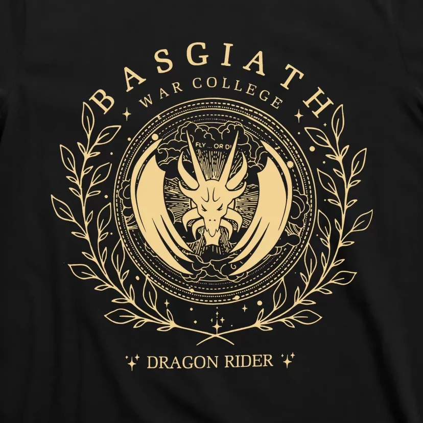 Basgiath War College Dragon Rider Rebecca Yoros Fourth Wing T-Shirt