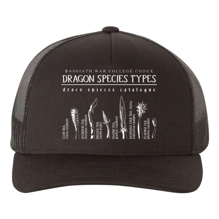 Basgiath War College Codex Gragon Species Types Draco Yupoong Adult 5-Panel Trucker Hat