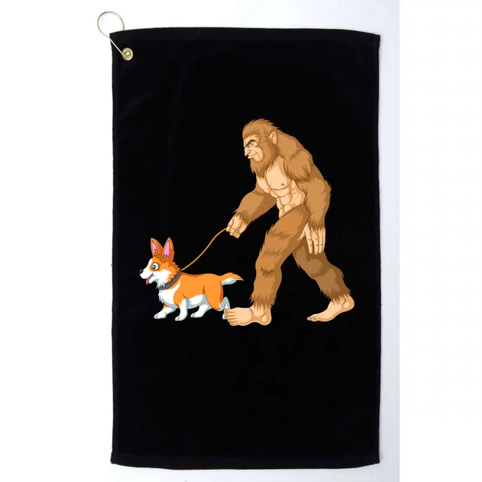 Bigfoot Walk Corgi Platinum Collection Golf Towel