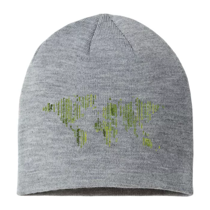 Binary World Computer Coding Programmer 8 1/2in Sustainable Knit Beanie