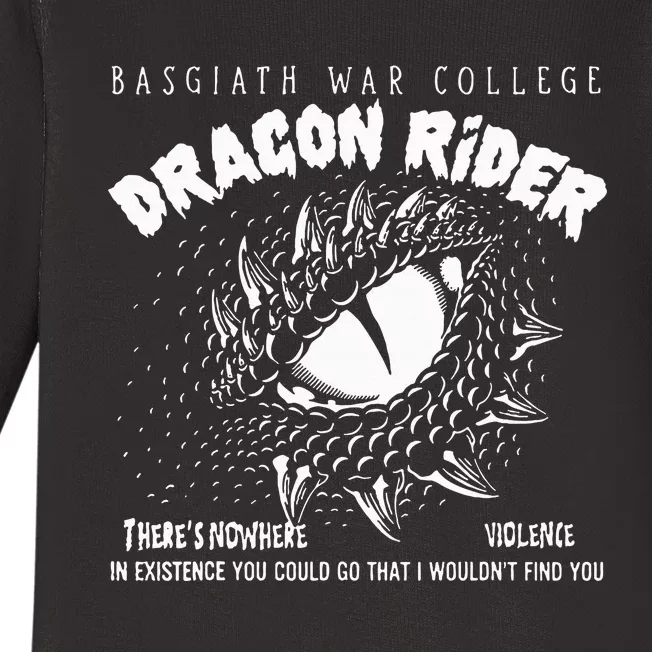 Basquiat War College Dragon Ride Baby Long Sleeve Bodysuit