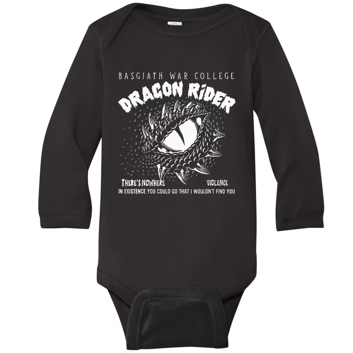 Basquiat War College Dragon Ride Baby Long Sleeve Bodysuit