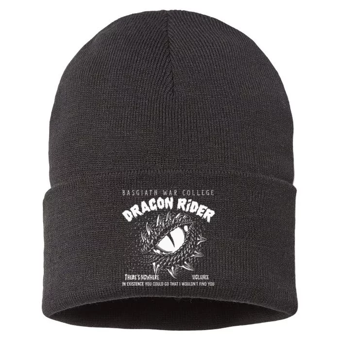 Basquiat War College Dragon Ride Sustainable Knit Beanie